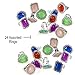 Funny Party Hats Princess Party Supplies - Party Favors - 72 Pc Set - Tiaras, Princess Fans, Treat Boxes & Princess Rings