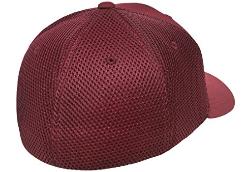 Flexfit 6533 Ultrafibre & Airmesh Fitted Cap, Maroon - Small/Medium