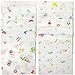 Sweet Layette Baby Bath Washcloths, Wipe - Dye Free, Perfect for Sensitive Skin - 15 Pcs 100% Cotton