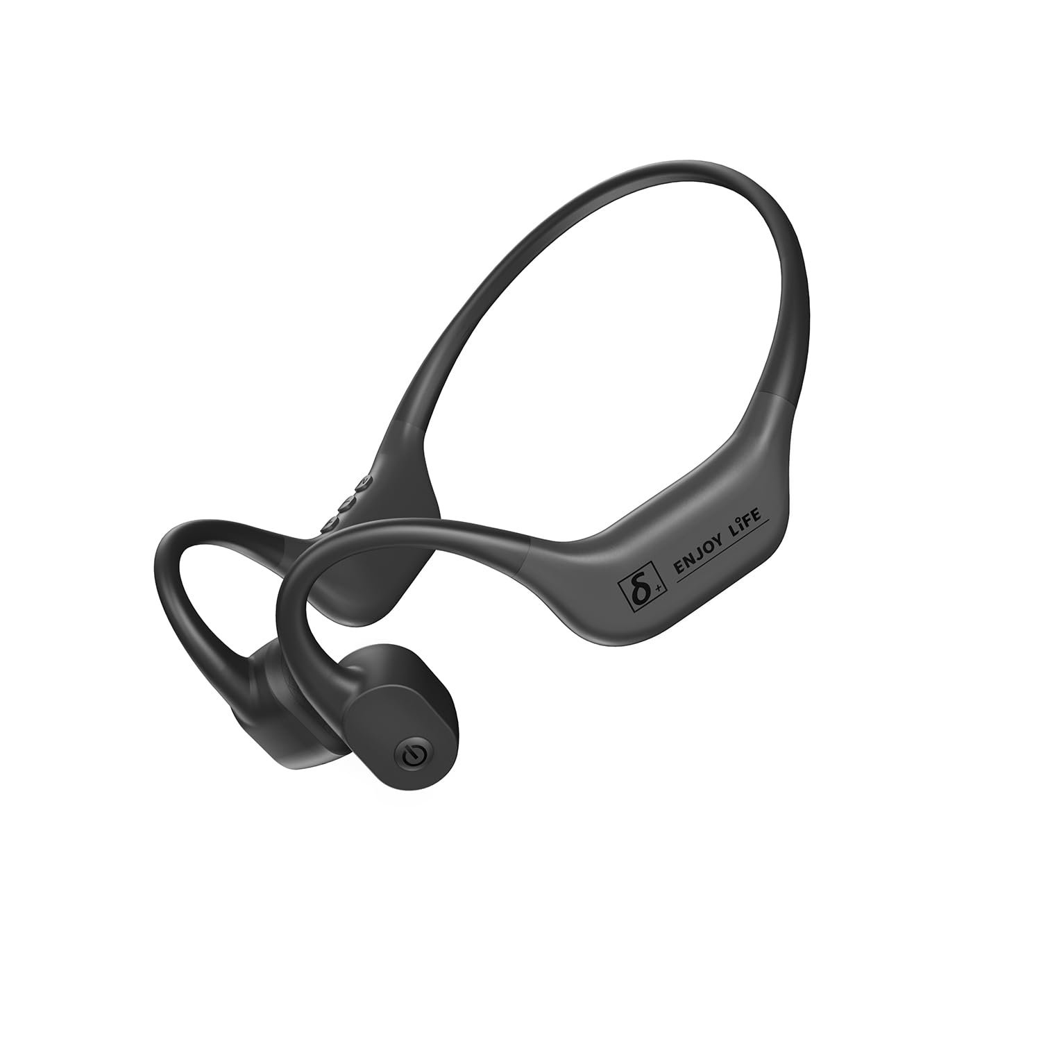 Photo 1 of ***(MAJOR DAMAGE/ SEE NOTES)***S+ Bone Conduction Headset with 64G Storage for MP3 Player (Dark Gray)