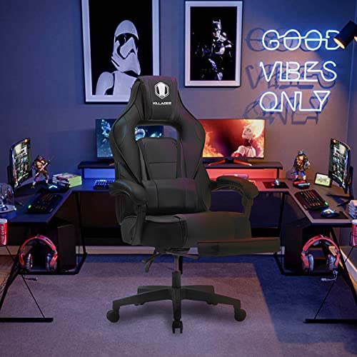 KILLABEE Massage Gaming Chair High Back PU Leather PC Racing Computer Desk Office Swivel