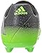 adidas Performance Kids' Messi 16.3 Firm Ground Soccer Cleats, Dark Grey/Metallic Silver/Neon Green, 2 M US Little Kid