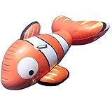 Inflatable Clown Fish Finding Nemo Ride on Pool Beach Float Tube | 48 Inches | H2WHOA!