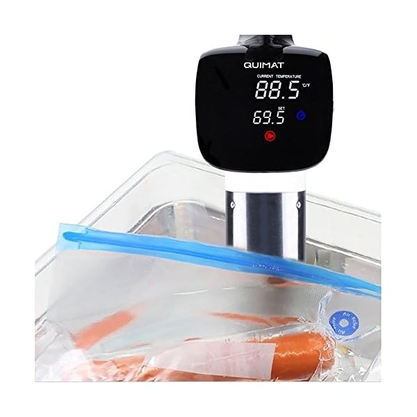 Vacuum Food Sealer Quimat Sous Vide Bags Kit 1 Hand Pump 5 Sous Vide Bags 2 Sleaing Clip Anova