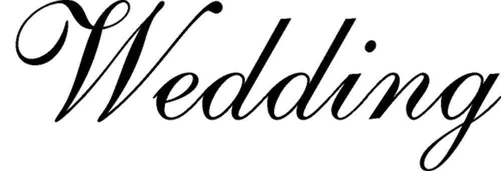 Art Stamps 7010B Script Wedding Stamp, Black