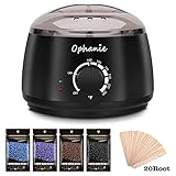 Wax Warmer,Ophanie Hair Removal waxing kit Perfect Gift For Women and Men
