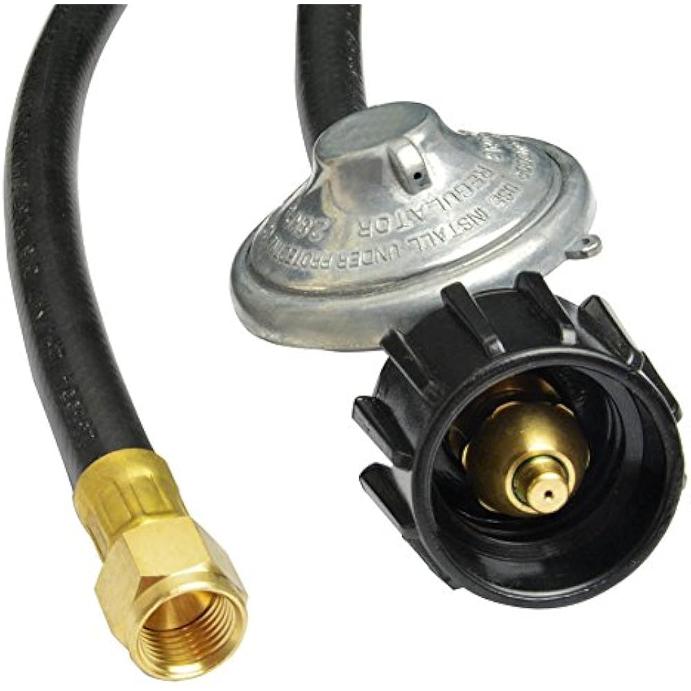 Onlyfire Universal QCC1 Low Pressure Propane Regulator 12 Ft Hose For