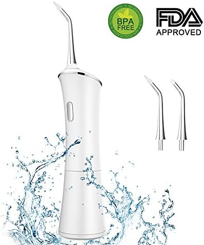 Water Flosser Cordless, VIVIDAY Electric Water Flosser Cordless Dental Portable and Rechargable Oral Irrigator with 3 Modes, IPX7 Waterproof for Daily use, Teeth, Gumline, Braces and Bridges