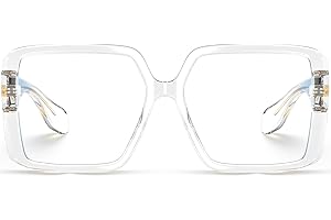 VISOONE Oversized TR90 Blue Light Blocking Glasses Fashion Accessories Non Prescription for Women Harvard