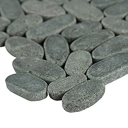 MSI AMZ-M-00310 MSI Sliced Pebble Coal 12 in. x 10
