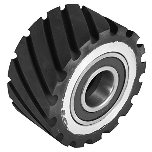 Buy Happybuy 4"x2" Belt Grinder Rubber Wheel Serrated Rubber Contact