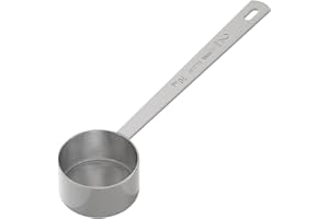 LEIFENY 1PCS 2 Tablespoon Coffee Scoop, Long Handle Measuring Spoon, Two tbsp (30ml, 1/8cup) Stainless Steel Scooper