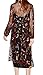 R.Vivimos Women See Through Sexy V Neck Long Dresses Large