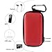 MP3 Player Case KINGTOP Durable Hard Shell Travel Carrying Case for MP3 MP4 Players,iPod Nano,iPod Shuffle,USB Cable,Earphones,Memory Cards,U Disk,Keys (Red)
