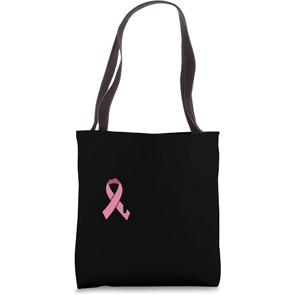 Breast Cancer Awareness Tote Bag - 'I Wear Pink For My Hero' Pink Ribbon Shopping Bag, Gift For Women - View #4