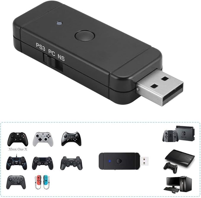 Maikiki USB Adattatore Bluetooth Controller Adapter Senza Fili Xbox One