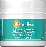 Puritan's Pride Aloe Vera Natural Moisturizing Creme-2 oz Cream