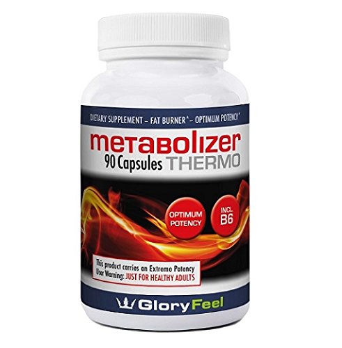 Gloryfeel METABOLISM BOOSTER Thermogenic Fat Burner Weight Loss Pills Diet Pills with Green Tea Raspberry Keton to lose weight Vitamin B6 to Increase Energy 90 Capsules
