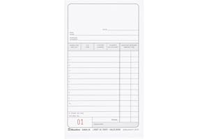 Blueline Sales Book, 50 Carbonless Duplicates, Bilingual, Pack of 10, 3-1/2" x 6-1/2" (G3NCR.10B)