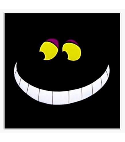 Amazon.com: Cheshire Cat Grin – Paquete de 4 calcomanías de vinilo