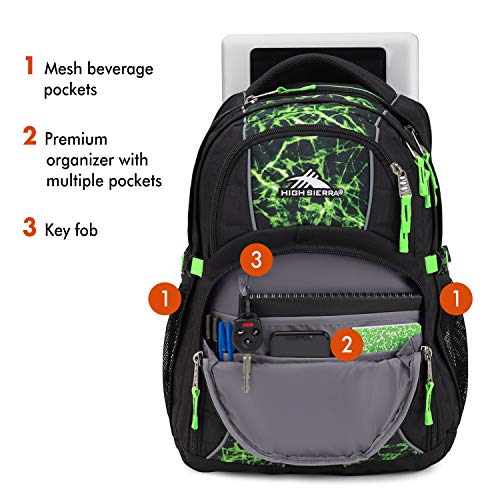 image for High Sierra Swerve Laptop Backpack, 17-inch Laptop Backpack for High S