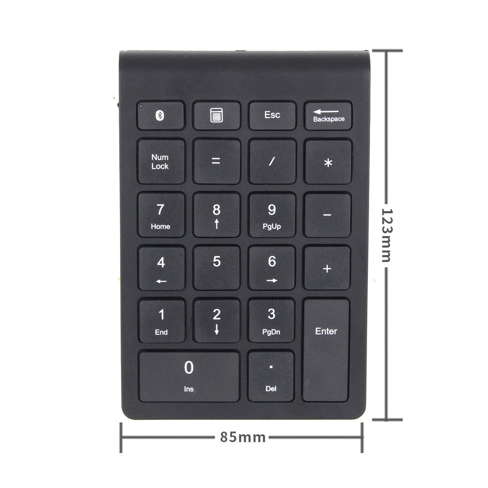 V7 Tastiera, mouse e combinazione con tastierino wireless ergonomici