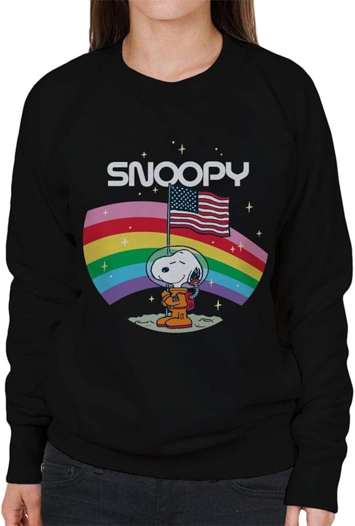 rainbow snoopy sweater