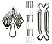 COSCOOL Shade Sail Hardware Kit for Sun Shade Sails Stainless Steel Installation Hardware Kit (6-inch Triangular)