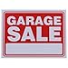 Garage Sale Sign 9 x 12 Inch - 4 Pack