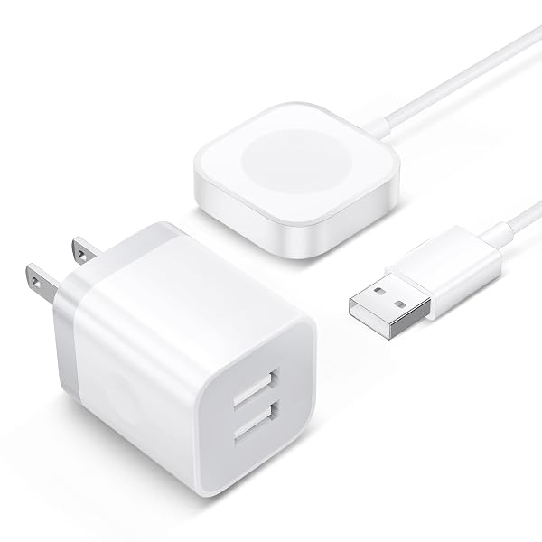 MAGNETIC CHARGING CABLE FOR APPLE WATCH CHARGER, DUAL...