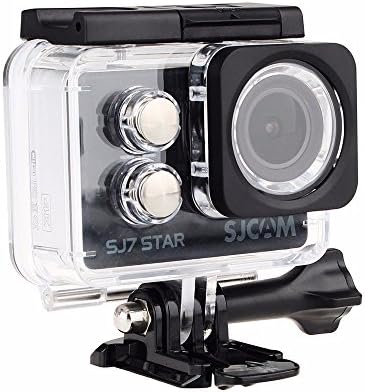 SJCAM SJ7 Star SJ7000 SJ7Star Action Cam Sports Camera 2.0 Inch Touch Screen 4K 30FPS Wifi Ambarella A12S75 Sony IMX117 Waterproof Digital Camera Gyro Stabilization Black +Charger + 1 Extra Battery