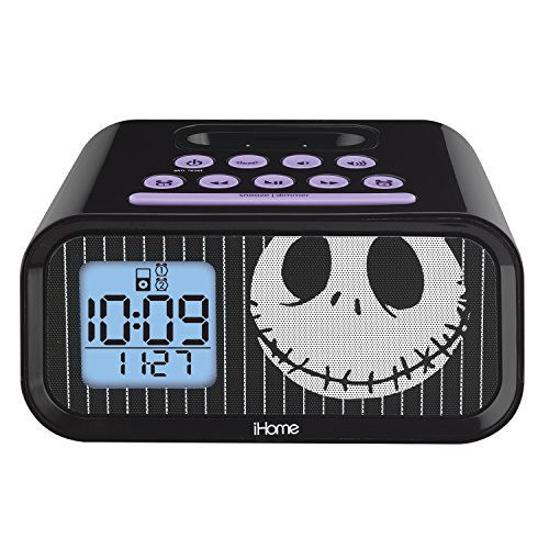 Nightmare Before Christmas Jack Skellington Dual Alarm Clock, DJH22