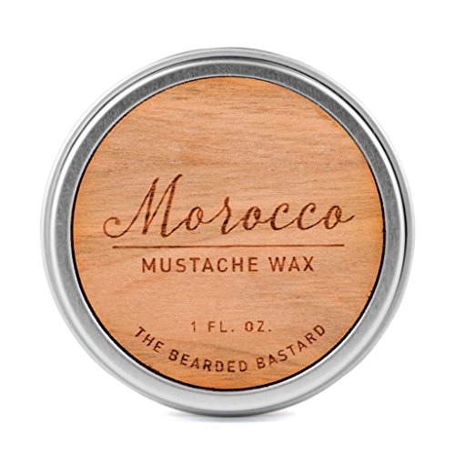 The Bearded Bastard Morocco Mustache Wax for Men Tame & Style Your