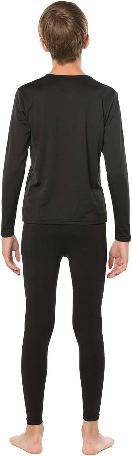 ViCherub Thermal Underwear Set for Boys Long Johns Fleece Lined Kids Base Layer Thermals Sets Boy: Clothing