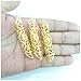 Masai Native Dreadlock Beads Cuffs Clips 3 Pc. Set 4cm (GOLD)
