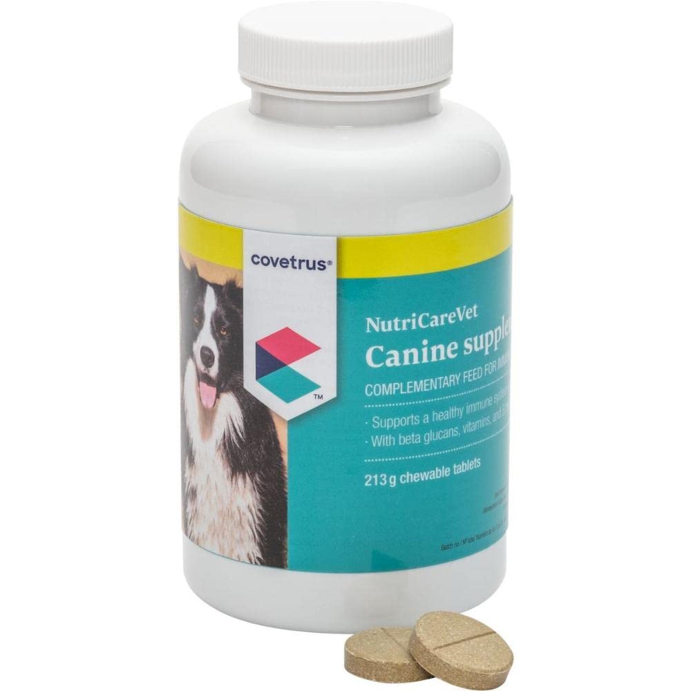 Covetrus NutriCareVet Immune Support to Support the Immune System of Dogs - 85 Chewable Tablets