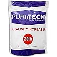 Puri Tech Pool Chemicals 20 lb Total Alkalinity Increaser Plus for Swimming Pools Increases Total Alkalinity Preventing Cloudiness and Scaling