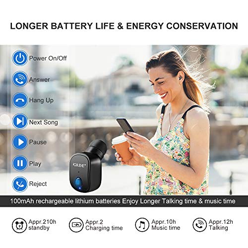 2 Bluetooth+Pandawill+Wireless+Headphone+Invisible+Car