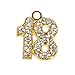 GraduationForYou Tassel Charm Replacement, Year Charm Only (Gold Bling, 2022)