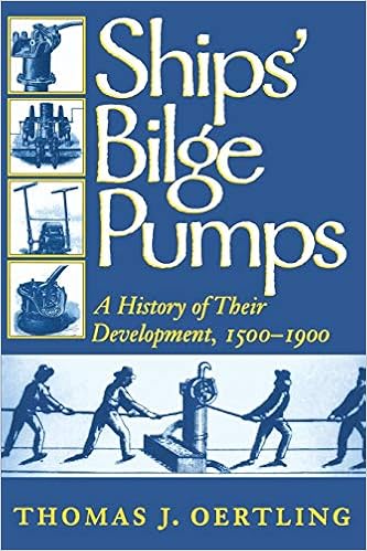 Ships' Bilge Pumps: A History of Their Development, 1500-1900 (Studies in Nautical Archaeology), by Thomas J. Oertling