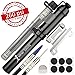 Wellner Sports Mini Bike Pump – 260 PSI For both Schrader & Presta Valves – Mounting Bracket, Ball Needle, Balloon Valve & BONUS Patches - Efficient Cycle Hand Portable Air Pump