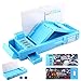 GDpowerseller Students Multifunction Stationery Pencil Case Korean Sky Blue Box (Sky Blue)