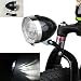 GOODKSSOP Black Vintage Bicycle Bike 3 LED Retro Headlight Front Light Fog Head Night Safety Lamp primary