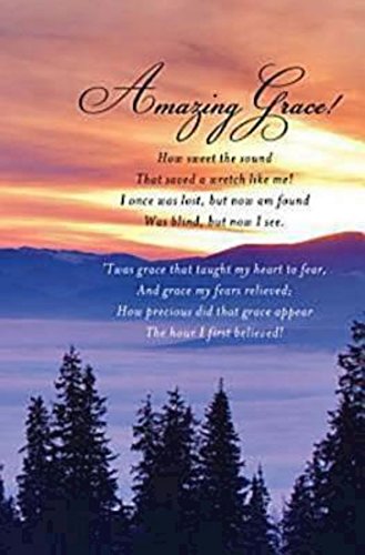 Amazing Grace Hymn Bulletin, Regular, Package of 50