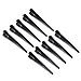 10PCS Professional Black Metal Duck Teeth Bows Hair Clips Natural Hair Barrettes Salon Crocodile Hair Clip DIY Accessories Hair pins Alligator Clips