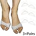 Bunion Corrector Foot Sleeves – Gel Forefoot Pads for Ball of Foot Metatarsal Cushioning and Protection. Diabetic Foot Care to Help Toe Calluses Corns Blisters, Mortons Neuroma or Sesamoiditis