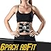 Hi-Intensity 6 Pack AbFit Electro Muscle Abdominal Trainer - Get Your Abs FIT, Anytime Anywhere!