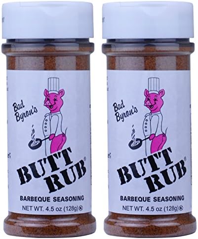Bad Byrons Butt Rub Barbecue Seasoning 4.5 oz (Pack of 2)