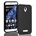 BLU Studio X8 HD case, {NFW} Tough Hybrid + Dual Layer Shockproof Drop Protection Metallic Brushed Case Cover for Studio X8 HD (S530) (VGC Black)