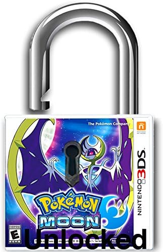 Pokemon Moon by PokeCenter Nintendo 3DS 3DSXL 2DS Unlocked All 802 Pokemon 100% Legal (Competitive Tournament Edition) Complete Pokedex x995 All Items Custom Trainer Name Shiny Level Free Pokemon Card